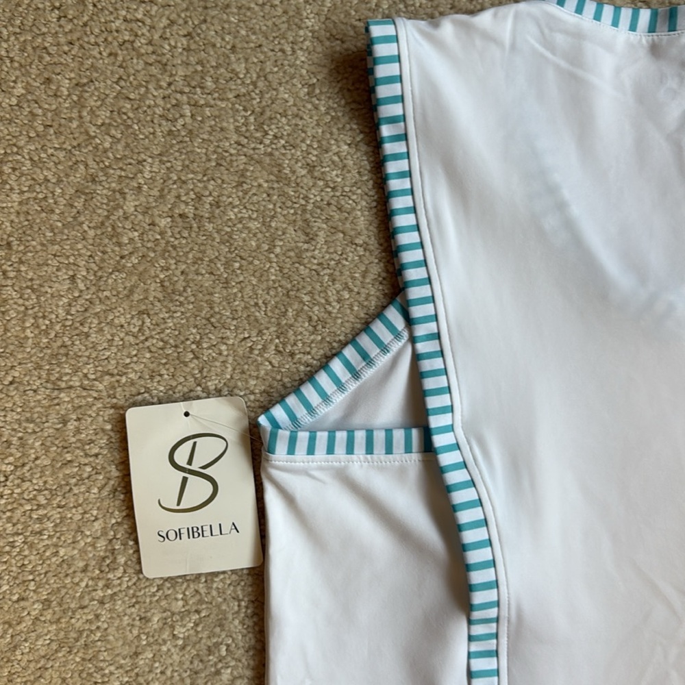 SOFIBELLA tennis/pickleball tank top - Size Medium/Large BNWT! - Picture 10 of 12